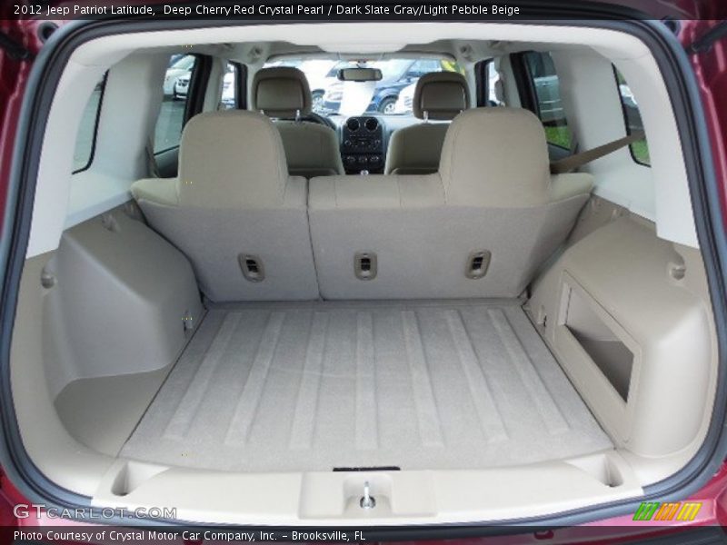 Deep Cherry Red Crystal Pearl / Dark Slate Gray/Light Pebble Beige 2012 Jeep Patriot Latitude