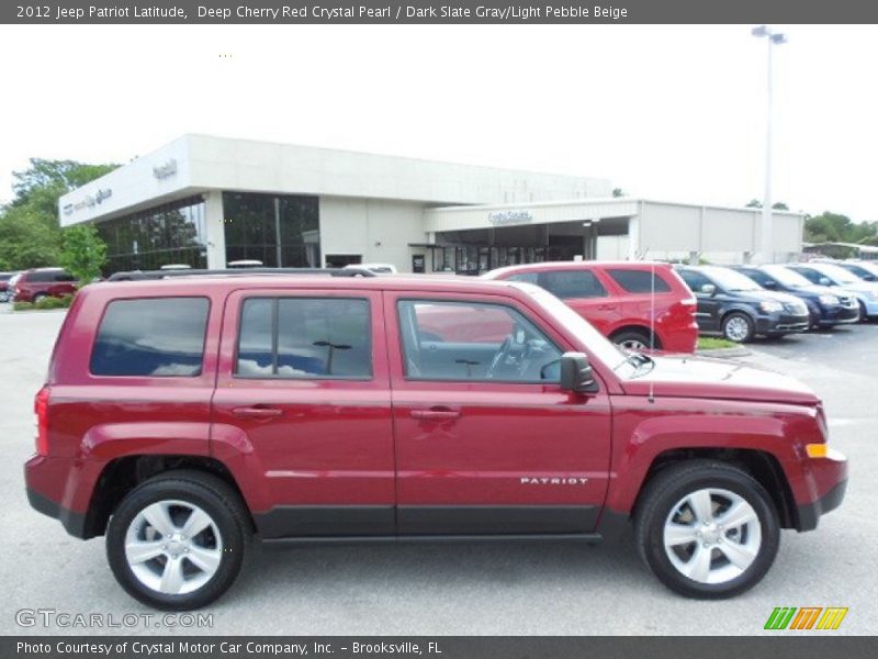 Deep Cherry Red Crystal Pearl / Dark Slate Gray/Light Pebble Beige 2012 Jeep Patriot Latitude
