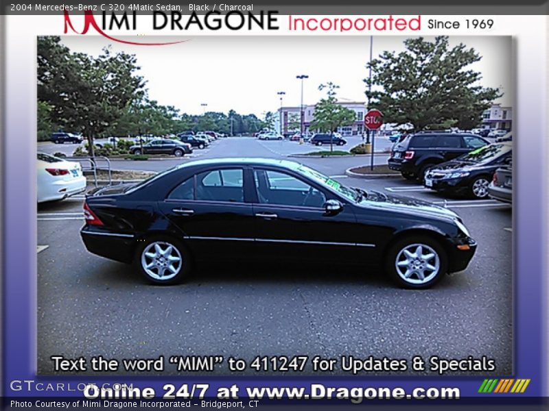 Black / Charcoal 2004 Mercedes-Benz C 320 4Matic Sedan