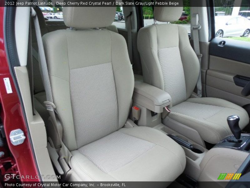 Deep Cherry Red Crystal Pearl / Dark Slate Gray/Light Pebble Beige 2012 Jeep Patriot Latitude