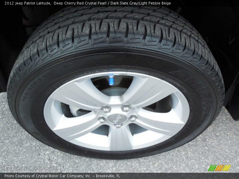 Deep Cherry Red Crystal Pearl / Dark Slate Gray/Light Pebble Beige 2012 Jeep Patriot Latitude