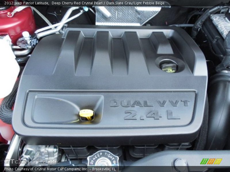 Deep Cherry Red Crystal Pearl / Dark Slate Gray/Light Pebble Beige 2012 Jeep Patriot Latitude