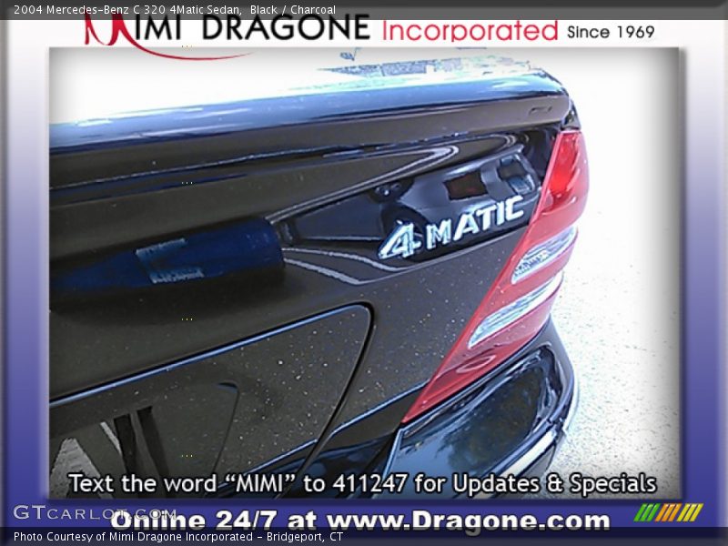 Black / Charcoal 2004 Mercedes-Benz C 320 4Matic Sedan
