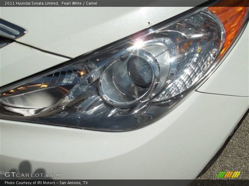 Pearl White / Camel 2011 Hyundai Sonata Limited