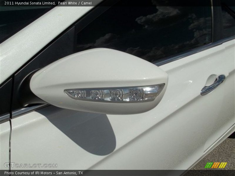 Pearl White / Camel 2011 Hyundai Sonata Limited