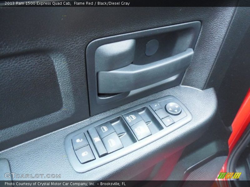 Flame Red / Black/Diesel Gray 2013 Ram 1500 Express Quad Cab
