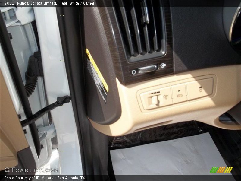 Pearl White / Camel 2011 Hyundai Sonata Limited