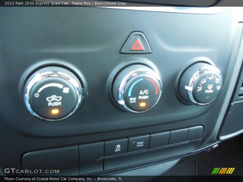 Flame Red / Black/Diesel Gray 2013 Ram 1500 Express Quad Cab