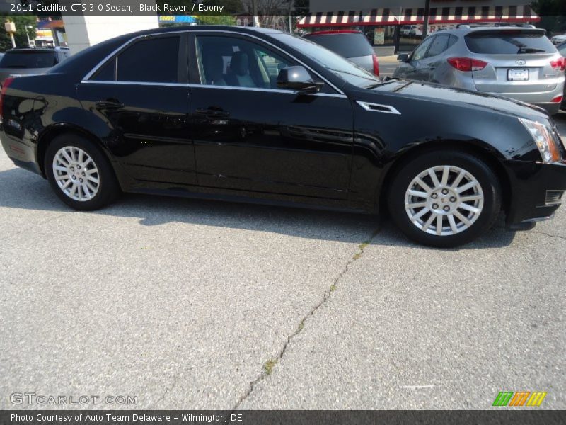 Black Raven / Ebony 2011 Cadillac CTS 3.0 Sedan