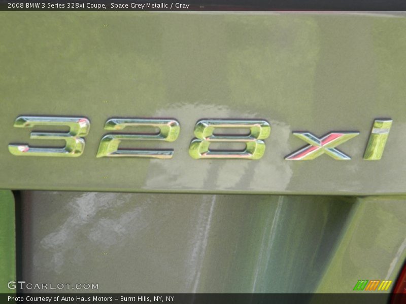 Space Grey Metallic / Gray 2008 BMW 3 Series 328xi Coupe