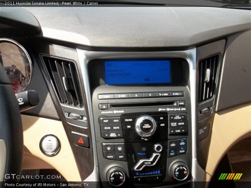 Pearl White / Camel 2011 Hyundai Sonata Limited