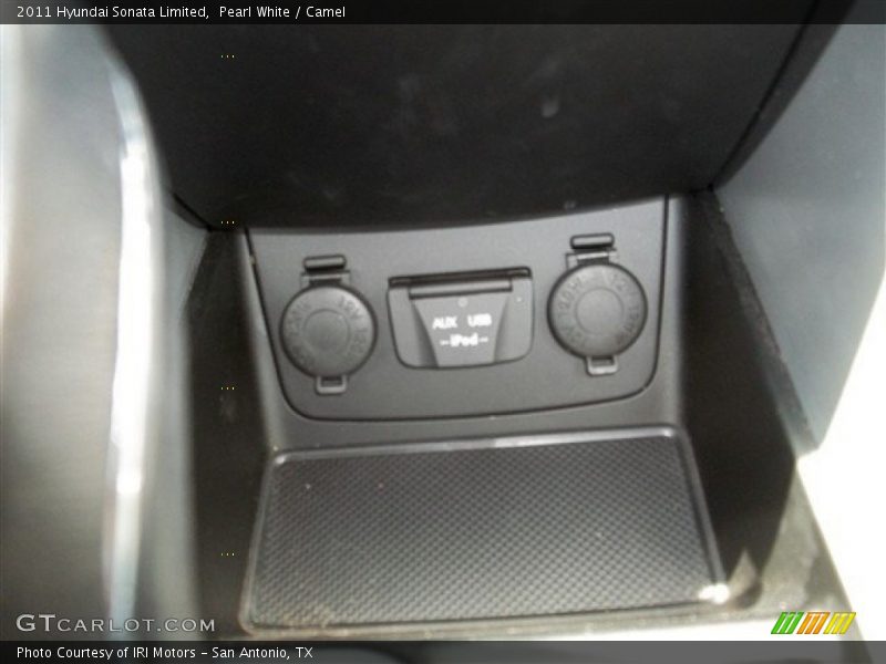 Pearl White / Camel 2011 Hyundai Sonata Limited