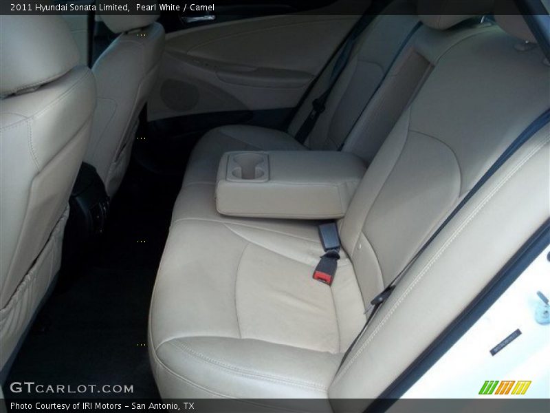 Pearl White / Camel 2011 Hyundai Sonata Limited