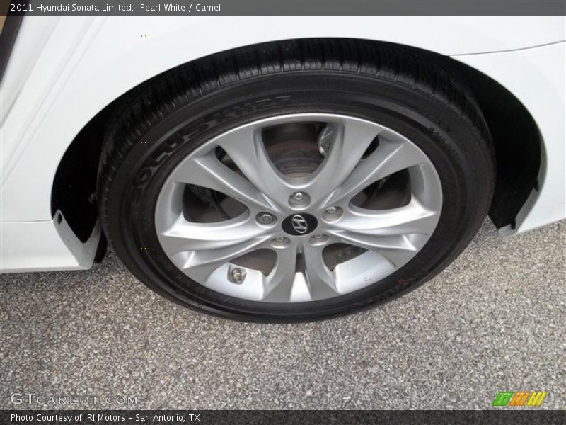 Pearl White / Camel 2011 Hyundai Sonata Limited
