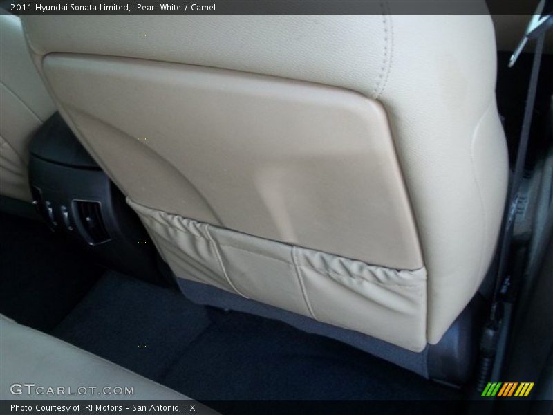 Pearl White / Camel 2011 Hyundai Sonata Limited