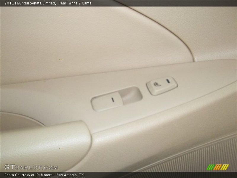 Pearl White / Camel 2011 Hyundai Sonata Limited