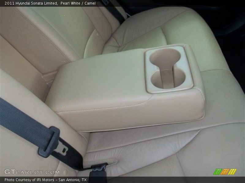 Pearl White / Camel 2011 Hyundai Sonata Limited