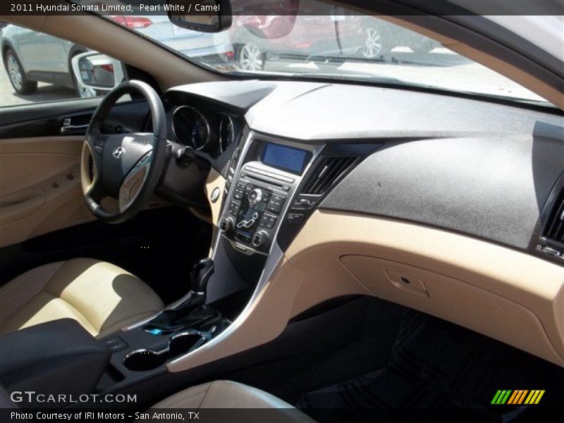 Pearl White / Camel 2011 Hyundai Sonata Limited