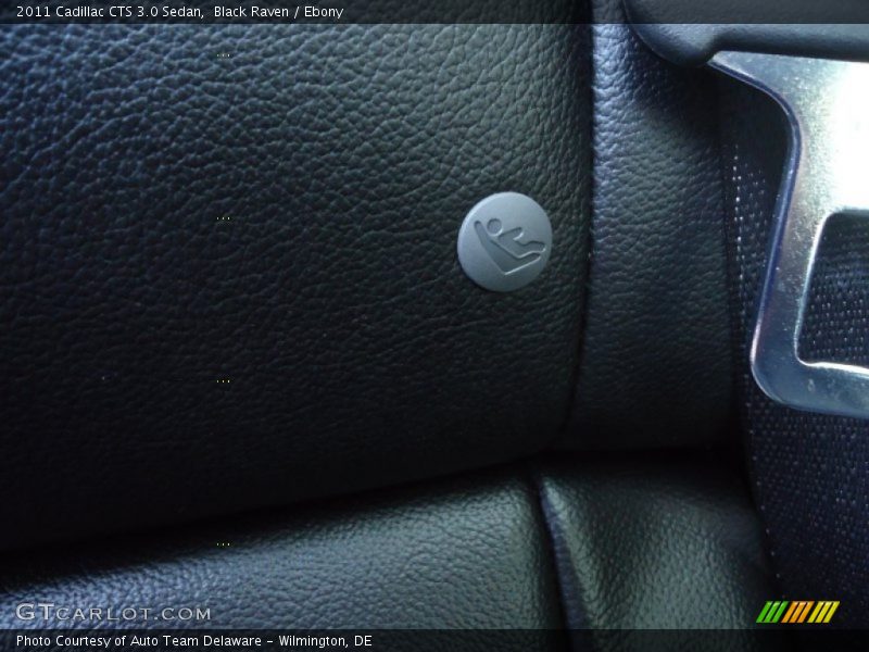 Black Raven / Ebony 2011 Cadillac CTS 3.0 Sedan