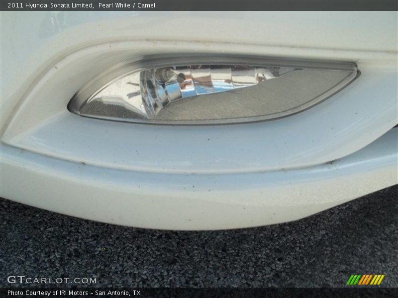 Pearl White / Camel 2011 Hyundai Sonata Limited