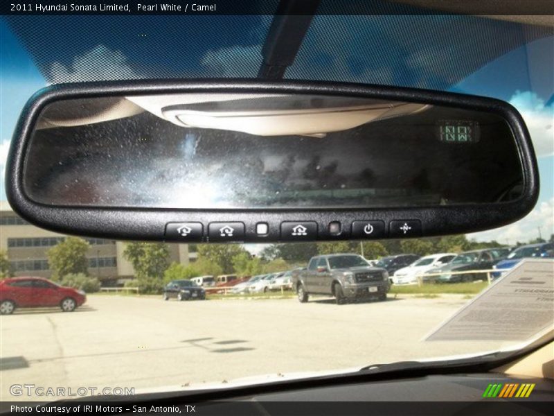 Pearl White / Camel 2011 Hyundai Sonata Limited