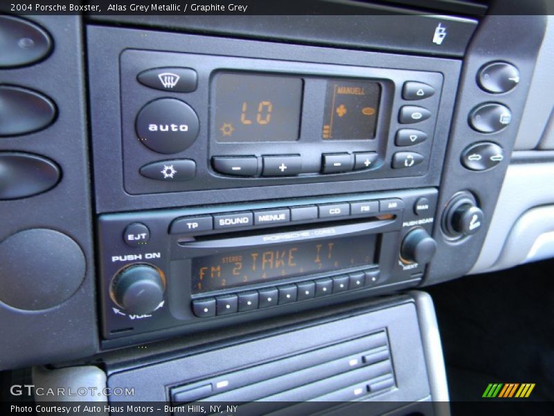 Controls of 2004 Boxster 