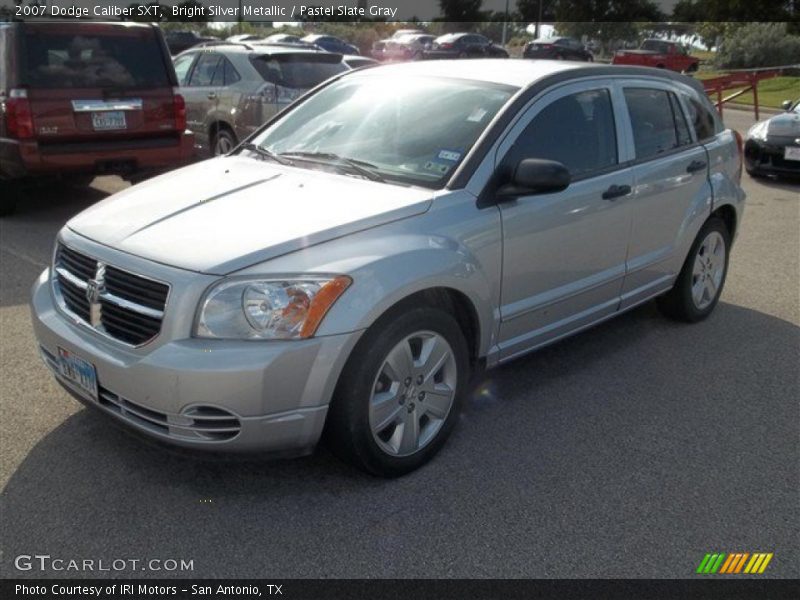 Bright Silver Metallic / Pastel Slate Gray 2007 Dodge Caliber SXT