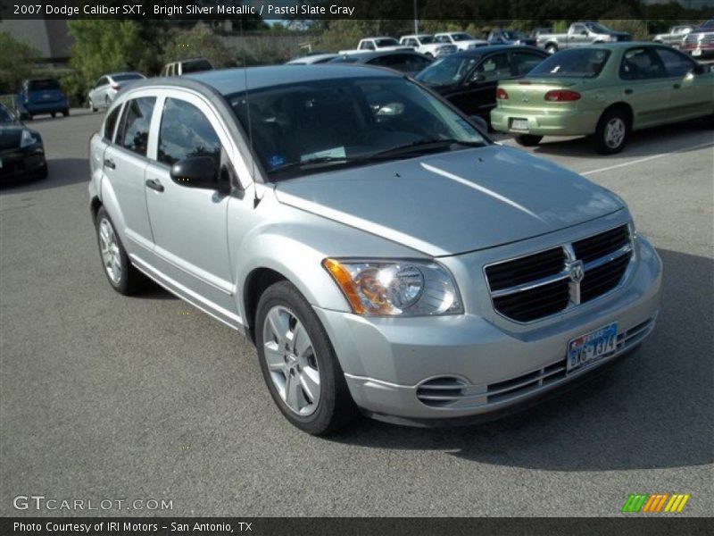 Bright Silver Metallic / Pastel Slate Gray 2007 Dodge Caliber SXT