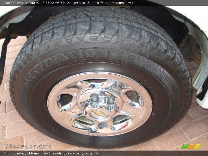 Summit White / Medium Pewter 2007 Chevrolet Express LS 1500 AWD Passenger Van