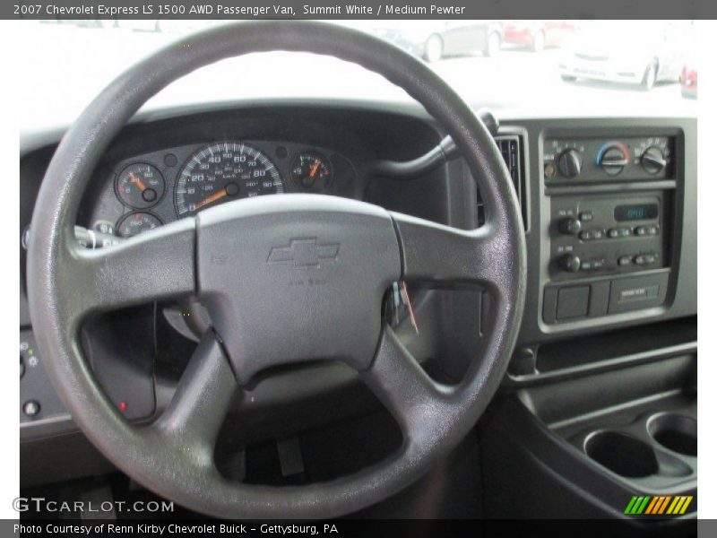  2007 Express LS 1500 AWD Passenger Van Steering Wheel