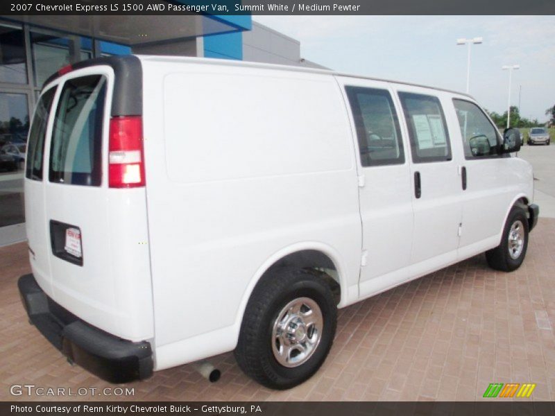 Summit White / Medium Pewter 2007 Chevrolet Express LS 1500 AWD Passenger Van