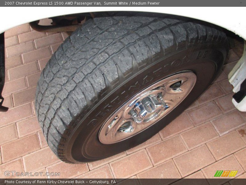 Summit White / Medium Pewter 2007 Chevrolet Express LS 1500 AWD Passenger Van