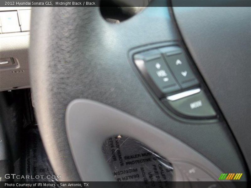 Midnight Black / Black 2012 Hyundai Sonata GLS