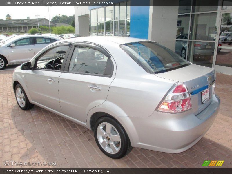 Cosmic Silver Metallic / Charcoal 2008 Chevrolet Aveo LT Sedan