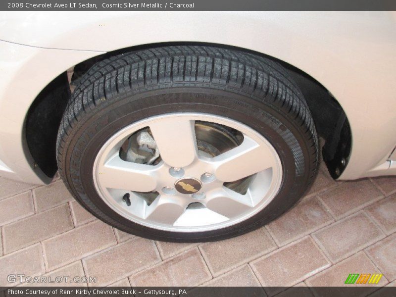Cosmic Silver Metallic / Charcoal 2008 Chevrolet Aveo LT Sedan
