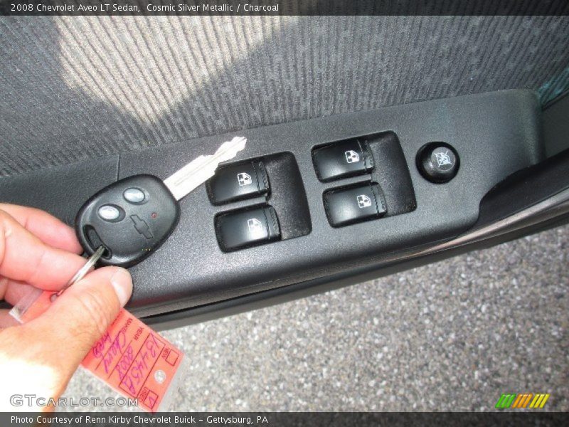 Cosmic Silver Metallic / Charcoal 2008 Chevrolet Aveo LT Sedan