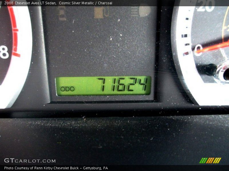Cosmic Silver Metallic / Charcoal 2008 Chevrolet Aveo LT Sedan