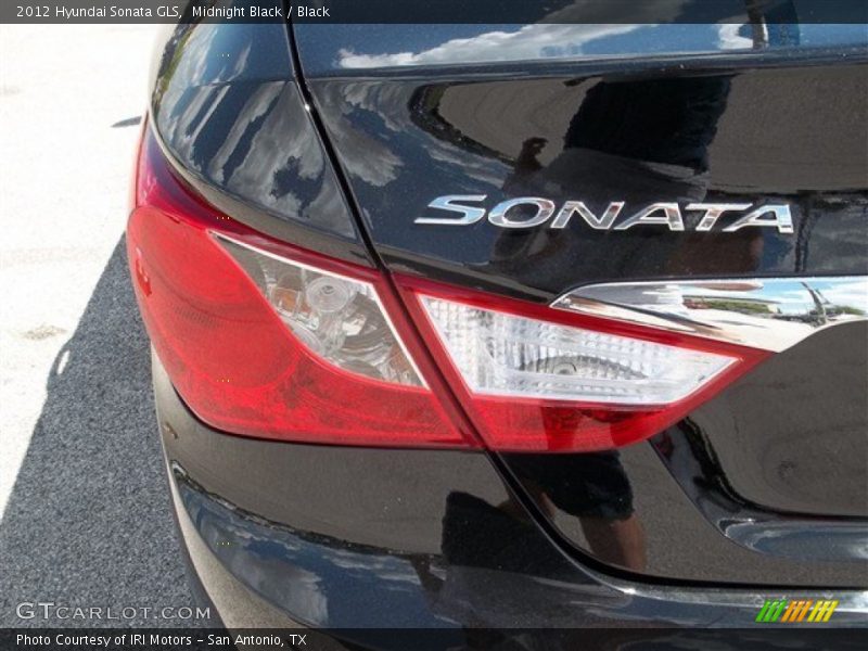 Midnight Black / Black 2012 Hyundai Sonata GLS