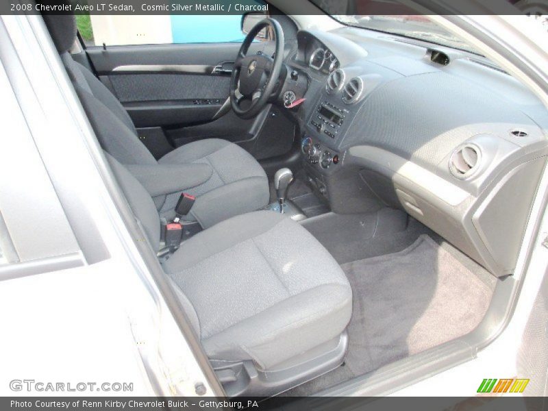 Cosmic Silver Metallic / Charcoal 2008 Chevrolet Aveo LT Sedan
