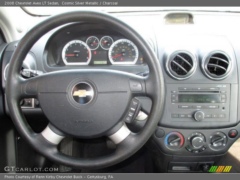 Cosmic Silver Metallic / Charcoal 2008 Chevrolet Aveo LT Sedan