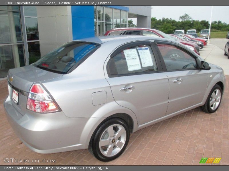 Cosmic Silver Metallic / Charcoal 2008 Chevrolet Aveo LT Sedan