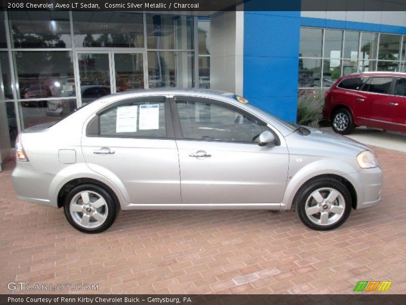 Cosmic Silver Metallic / Charcoal 2008 Chevrolet Aveo LT Sedan