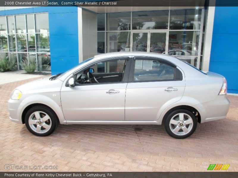 Cosmic Silver Metallic / Charcoal 2008 Chevrolet Aveo LT Sedan