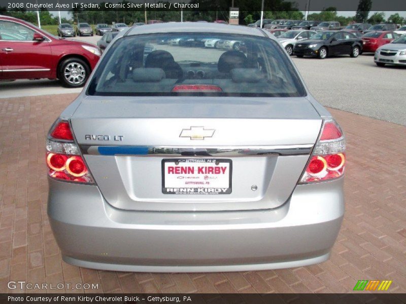 Cosmic Silver Metallic / Charcoal 2008 Chevrolet Aveo LT Sedan