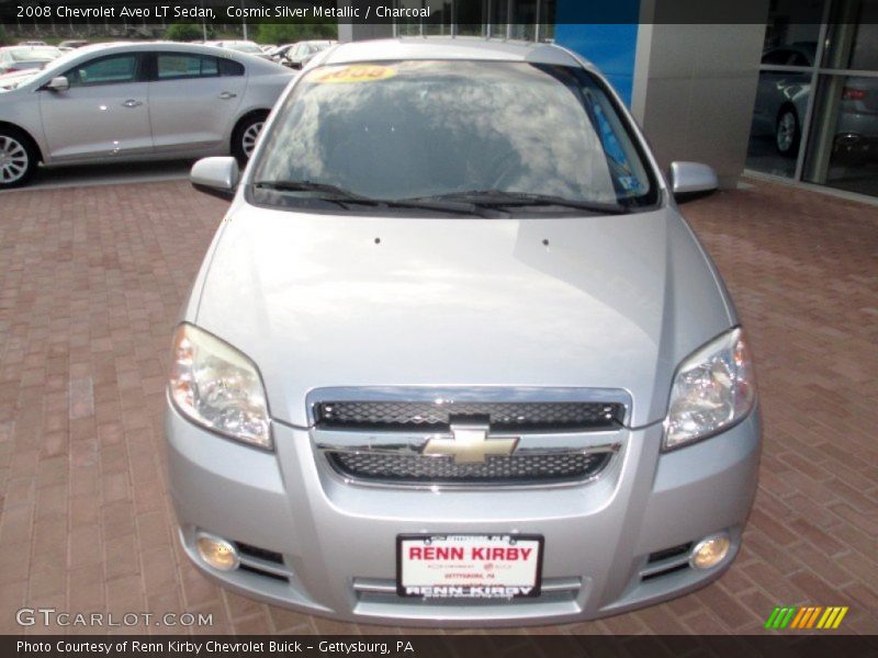 Cosmic Silver Metallic / Charcoal 2008 Chevrolet Aveo LT Sedan