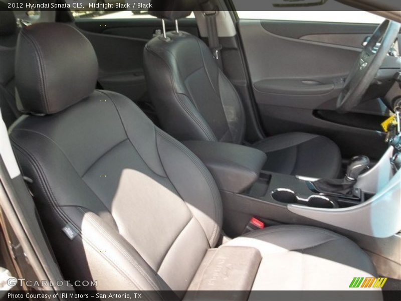 Midnight Black / Black 2012 Hyundai Sonata GLS