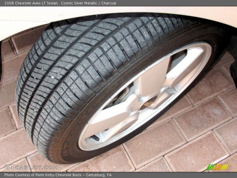 Cosmic Silver Metallic / Charcoal 2008 Chevrolet Aveo LT Sedan