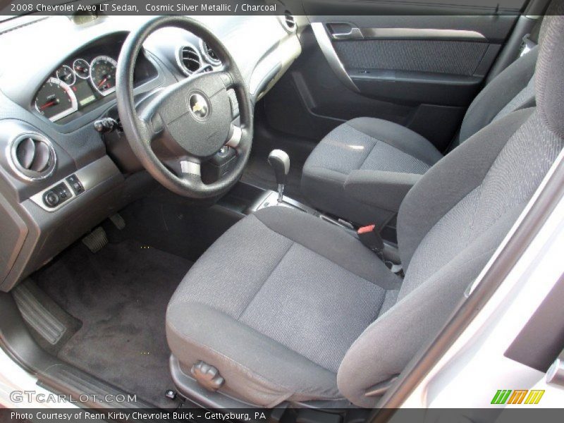 Cosmic Silver Metallic / Charcoal 2008 Chevrolet Aveo LT Sedan