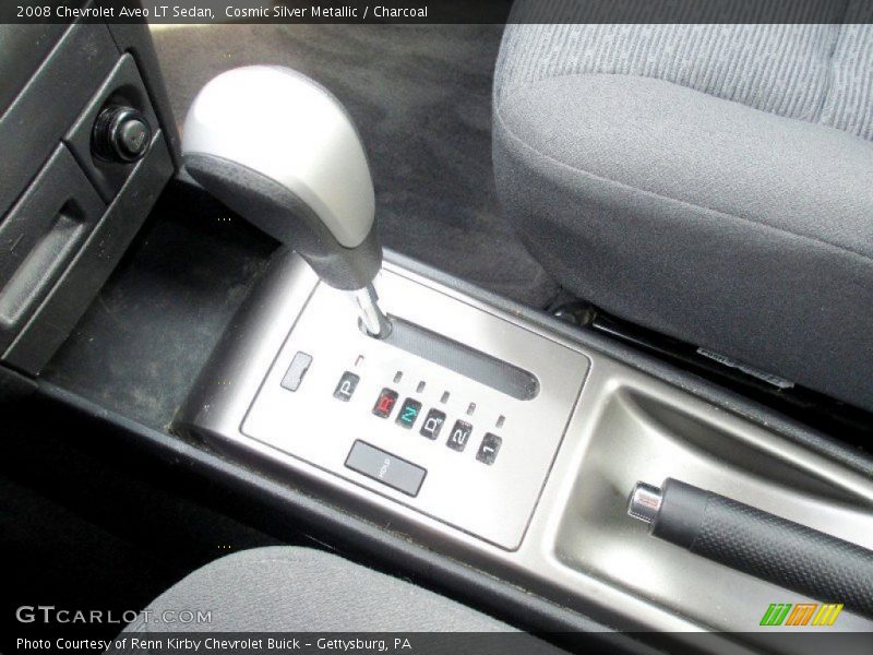 Cosmic Silver Metallic / Charcoal 2008 Chevrolet Aveo LT Sedan