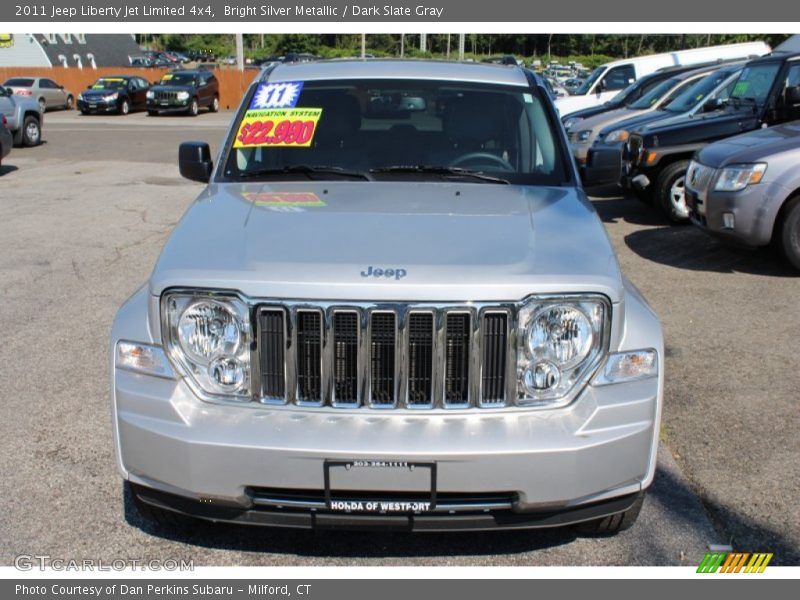 Bright Silver Metallic / Dark Slate Gray 2011 Jeep Liberty Jet Limited 4x4